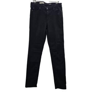 AG Adriano Goldschmied Jeans Womens 28 Black Prima Cigarette Leg Stretch